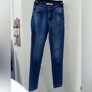 KanCan Blue Skinny Ankle Jeans with Stretch size 3